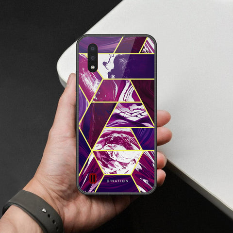 Samsung Galaxy A01 - O'Nation Shades of Marble Series - HQ Premium Shine Durable Shatterproof Case