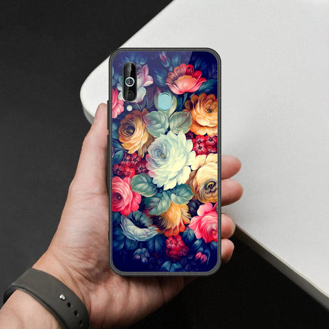 Samsung Galaxy A60 - Floral Series 2 - HQ Premium Shine Durable Shatterproof Case