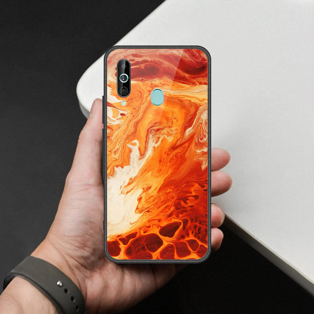 Samsung Galaxy A60 - Mystic Marble Series - HQ Premium Shine Durable Shatterproof Case
