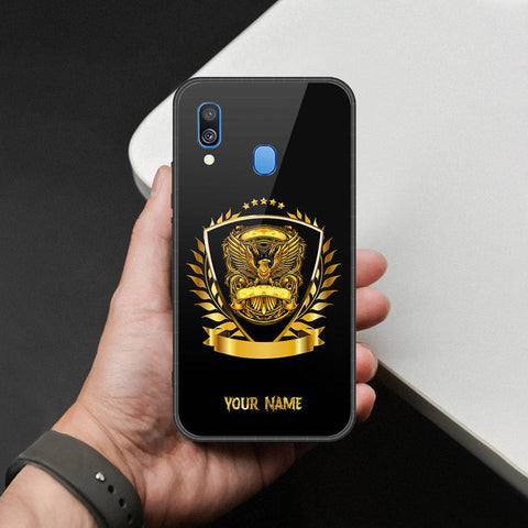 Samsung Galaxy M20 - Gold Series - HQ Premium Shine Durable Shatterproof Case