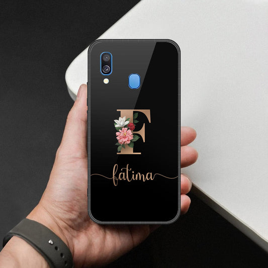 Samsung Galaxy A40 - Personalized Alphabet Series - HQ Premium Shine Durable Shatterproof Case