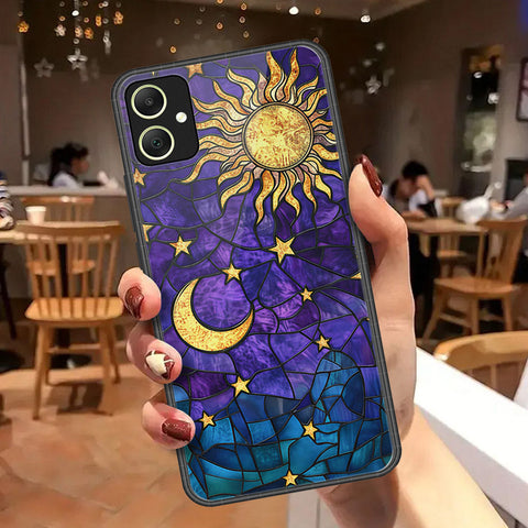 Samsung Galaxy M14 Cover - Celestial Starry Universe Series - HQ Premium Shine Durable Shatterproof Case
