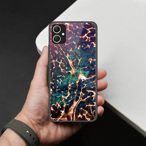 Samsung Galaxy F14 Cover - Colorful Marble Series - HQ Premium Shine Durable Shatterproof Case
