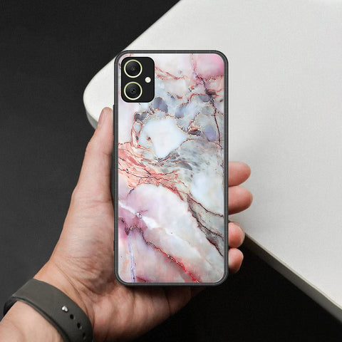 Samsung Galaxy F14 Cover - Colorful Marble Series - HQ Premium Shine Durable Shatterproof Case