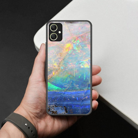Samsung Galaxy F14 Cover - Colorful Marble Series - HQ Premium Shine Durable Shatterproof Case