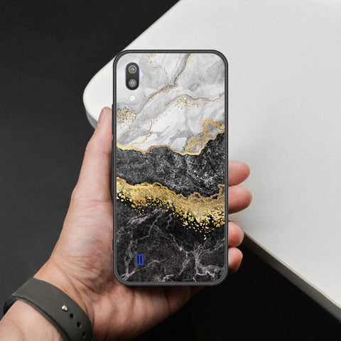 Samsung Galaxy M10 Cover - Colorful Marble Series - HQ Premium Shine Durable Shatterproof Case