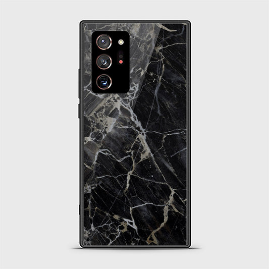 Samsung Galaxy Note 20 Ultra Cover- Black Marble Series - HQ Premium Shine Durable Shatterproof Case