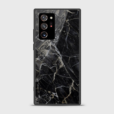 Samsung Galaxy Note 20 Ultra Cover- Black Marble Series - HQ Premium Shine Durable Shatterproof Case