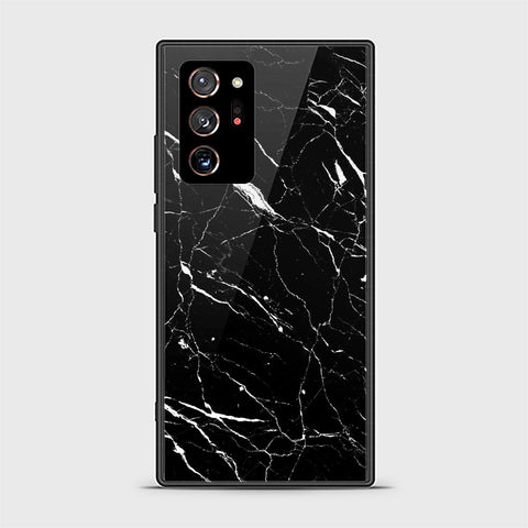 Samsung Galaxy Note 20 Ultra Cover- Black Marble Series - HQ Premium Shine Durable Shatterproof Case