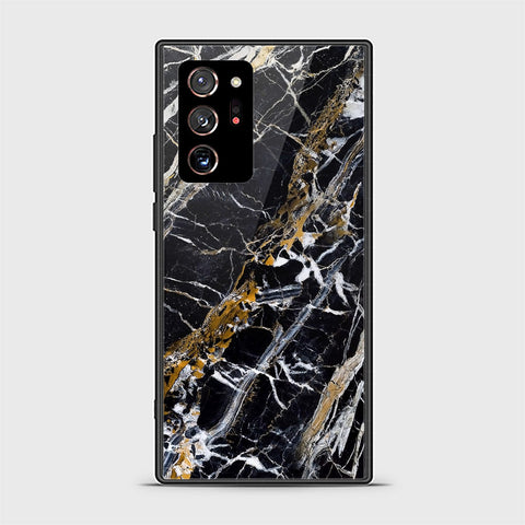 Samsung Galaxy Note 20 Ultra Cover- Black Marble Series - HQ Premium Shine Durable Shatterproof Case