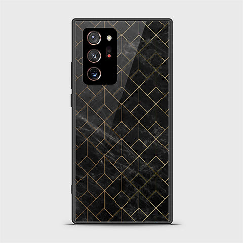 Samsung Galaxy Note 20 Ultra Cover- Black Marble Series - HQ Premium Shine Durable Shatterproof Case