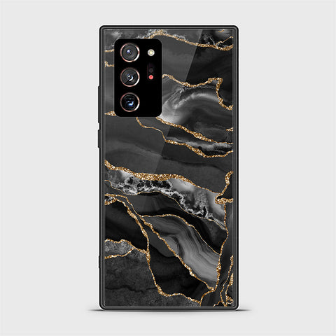 Samsung Galaxy Note 20 Ultra Cover- Black Marble Series - HQ Premium Shine Durable Shatterproof Case
