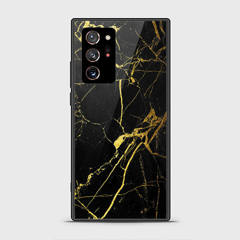 Samsung Galaxy Note 20 Ultra Cover- Black Marble Series - HQ Premium Shine Durable Shatterproof Case