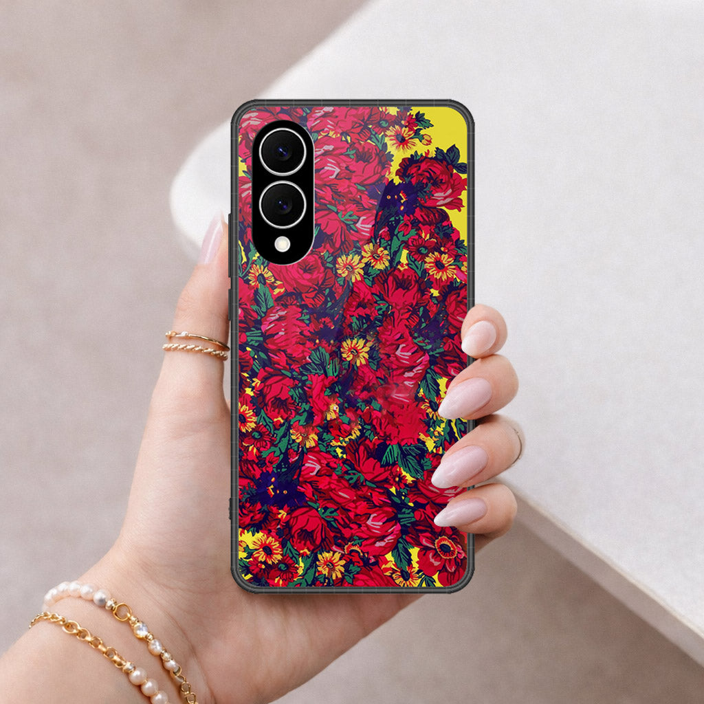 Samsung Galaxy S25 Edge Cover - Floral Series - HQ Premium Shine Durable Shatterproof Case