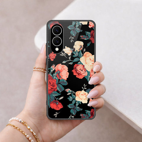 Samsung Galaxy S25 Edge Cover - Floral Series 2 - HQ Premium Shine Durable Shatterproof Case