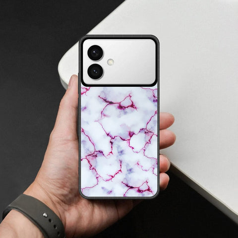 Samsung Galaxy S26 Edge Cover - White Marble Series - HQ Premium Shine Durable Shatterproof Case