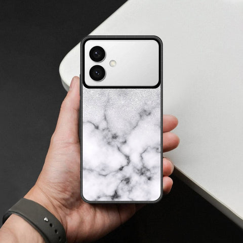 Samsung Galaxy S26 Edge Cover - White Marble Series - HQ Premium Shine Durable Shatterproof Case
