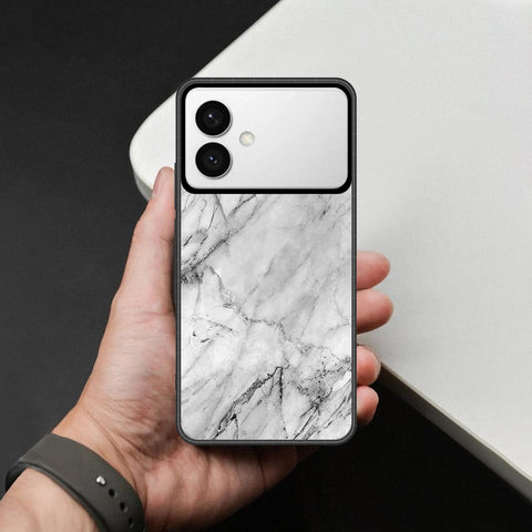 Samsung Galaxy S26 Edge Cover - White Marble Series - HQ Premium Shine Durable Shatterproof Case