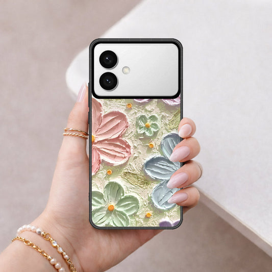 Samsung Galaxy S26 Edge Cover - Floral Series - Design 15 - Blue & Green - HQ Premium Shine Durable Shatterproof Case