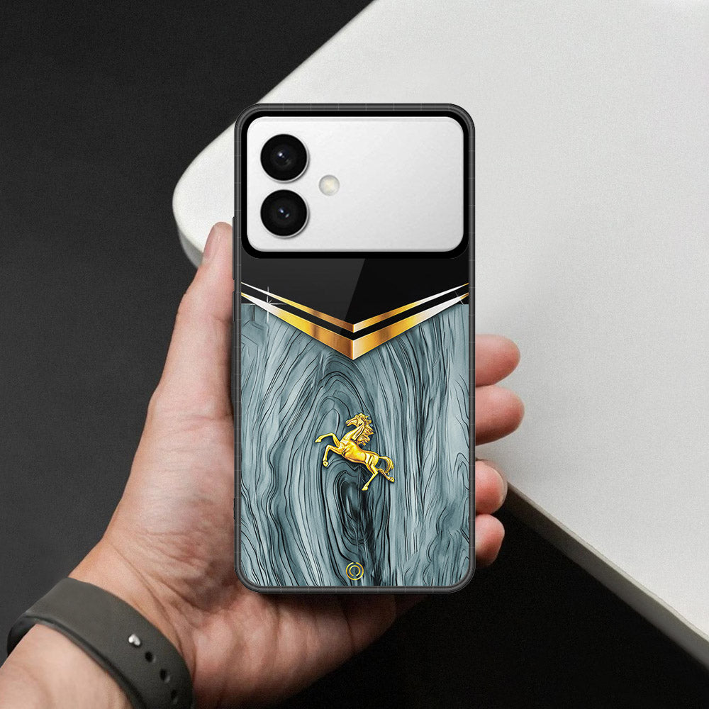 Samsung Galaxy S26 Edge Cover - Majestic Royal V Design - HQ Premium Shine Durable Shatterproof Case