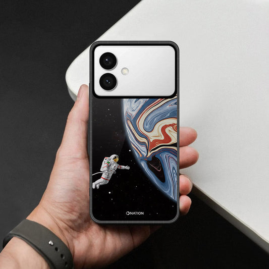 Samsung Galaxy S26 Edge Cover - Cosmic Marble Astronaut Design - HQ Premium Shine Durable Shatterproof Case