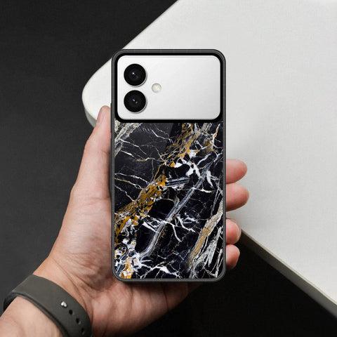Samsung Galaxy S26 Edge Cover - Black Marble Series - HQ Premium Shine Durable Shatterproof Case