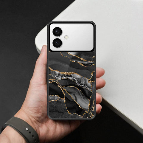 Samsung Galaxy S26 Edge Cover - Black Marble Series - HQ Premium Shine Durable Shatterproof Case