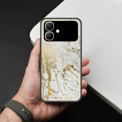 Infinix Smart 20 Cover - White Marble Series - HQ Premium Shine Durable Shatterproof Case