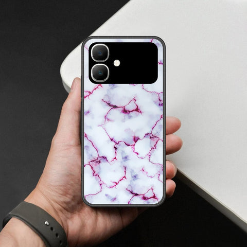 Infinix Smart 20 Cover - White Marble Series - HQ Premium Shine Durable Shatterproof Case
