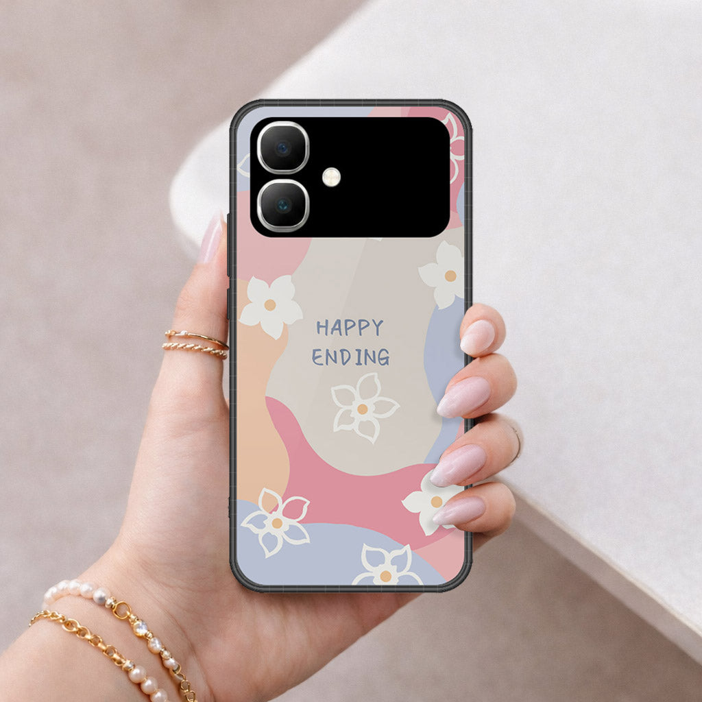 Infinix Smart 20 Cover - Happy Series - HQ Premium Shine Durable Shatterproof Case