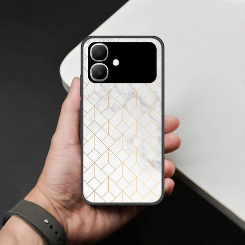 Infinix Smart 20 Cover - White Marble Series 2 - HQ Premium Shine Durable Shatterproof Case