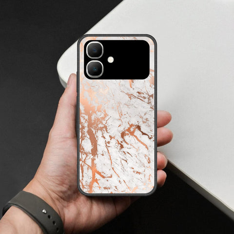 Infinix Smart 20 Cover - White Marble Series 2 - HQ Premium Shine Durable Shatterproof Case