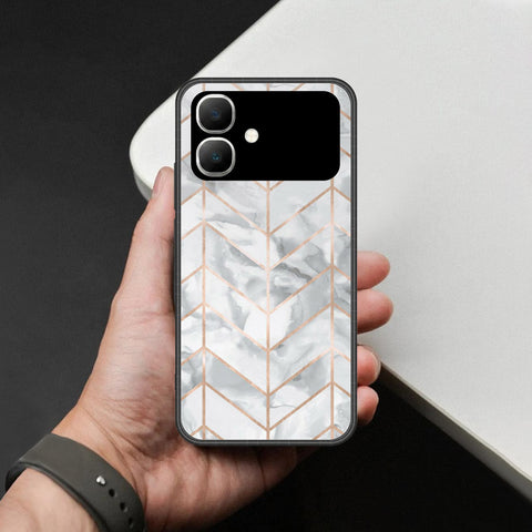 Infinix Smart 20 Cover - White Marble Series 2 - HQ Premium Shine Durable Shatterproof Case