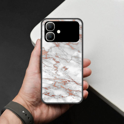 Infinix Smart 20 Cover - White Marble Series 2 - HQ Premium Shine Durable Shatterproof Case