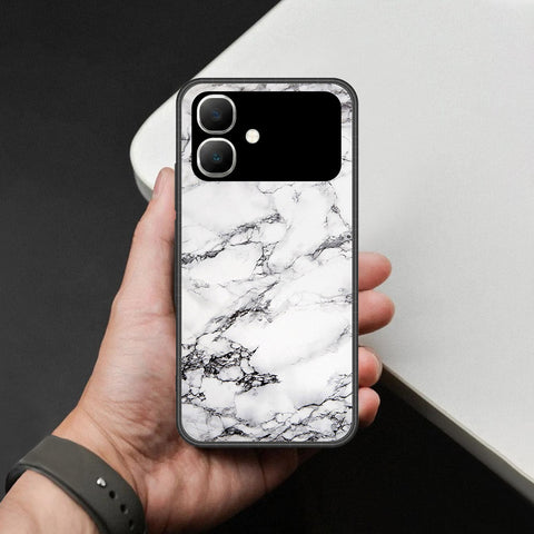 Infinix Smart 20 Cover - White Marble Series - HQ Premium Shine Durable Shatterproof Case