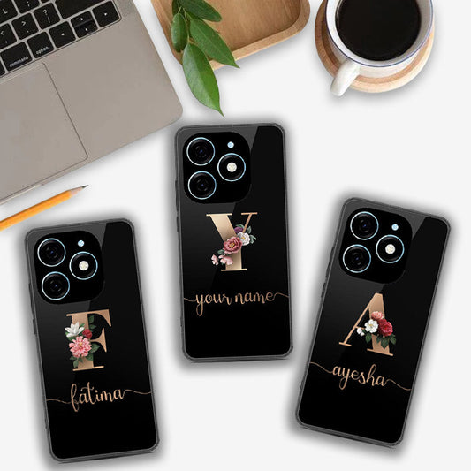 Infinix Smart 8 Cover - Personalized Alphabet Series - HQ Premium Shine Durable Shatterproof Case