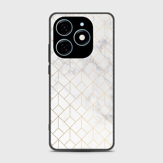 Tecno Spark Go 2024 Cover - White Marble Series 2 - HQ Premium Shine Durable Shatterproof Case