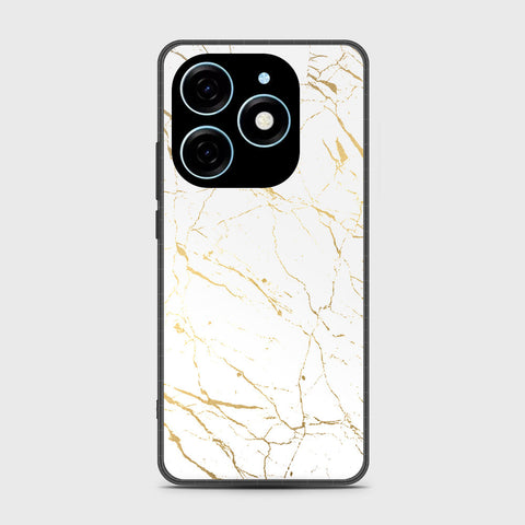 Tecno Pop 8 Cover - White Marble Series 2 - HQ Premium Shine Durable Shatterproof Case