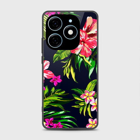 Tecno Spark 20C Cover - Floral Series - HQ Premium Shine Durable Shatterproof Case