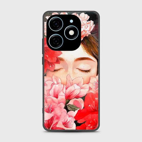 Tecno Spark Go 2024 Cover - Floral Series - HQ Premium Shine Durable Shatterproof Case