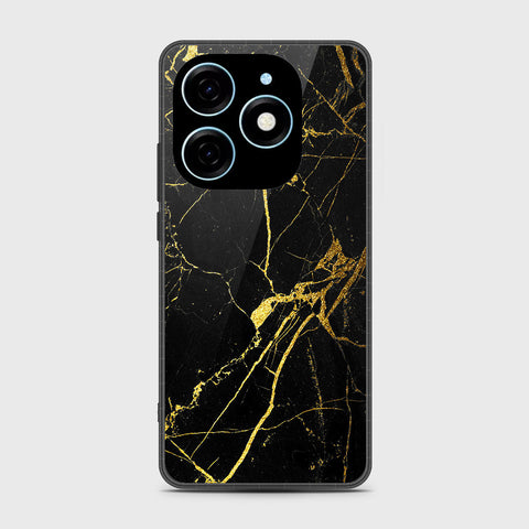 Tecno Spark Go 2024 Cover - Black Marble Series - HQ Premium Shine Durable Shatterproof Case