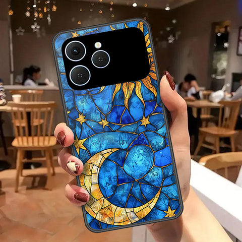 Tecno Spark 40 Cover - Celestial Starry Universe Series - HQ Premium Shine Durable Shatterproof Case