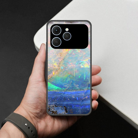 Tecno Spark 40 Cover - Colorful Marble Series - HQ Premium Shine Durable Shatterproof Case