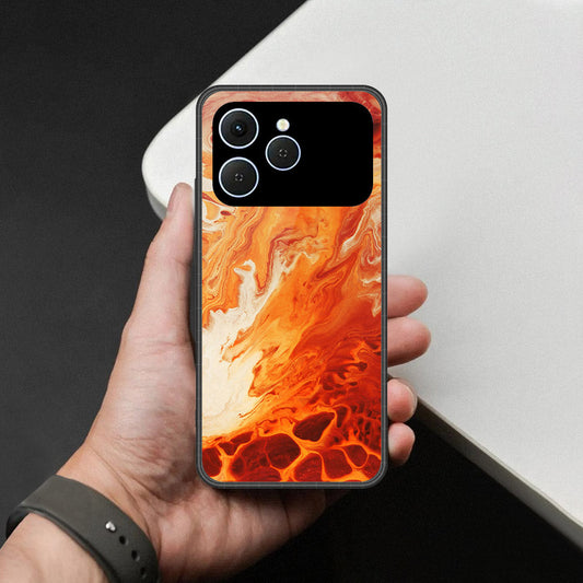 Tecno Spark 40 Cover - Mystic Marble Series - HQ Premium Shine Durable Shatterproof Case