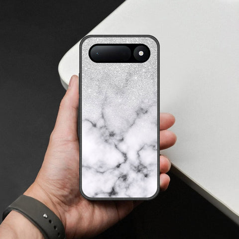 Tecno Spark 50 5G Cover - White Marble Series - HQ Ultra Shine Premium Infinity Glass Soft Silicon Borders Case