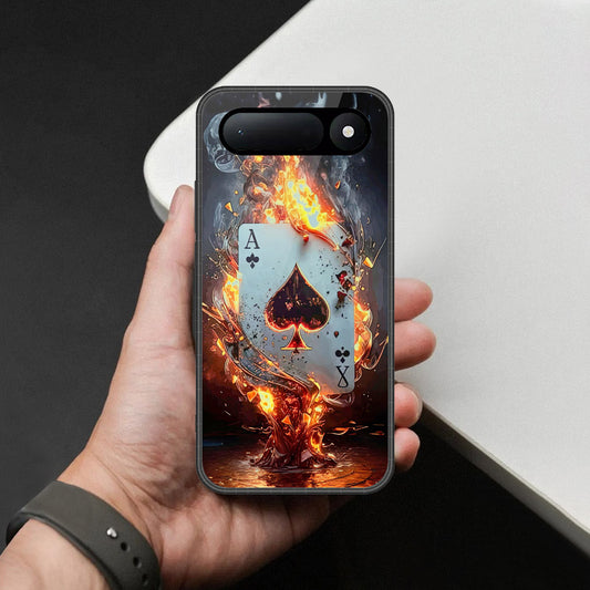 Tecno Spark 50 5G Cover - Ace of Fire Rising Star Design - HQ Ultra Shine Premium Infinity Glass Soft Silicon Borders Case