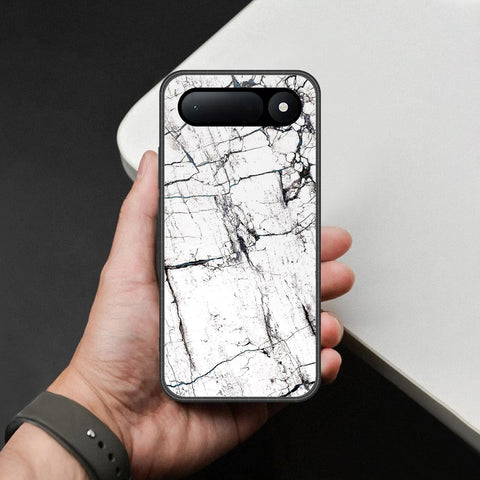 Tecno Spark 50 5G Cover - White Marble Series 2 - HQ Ultra Shine Premium Infinity Glass Soft Silicon Borders Case