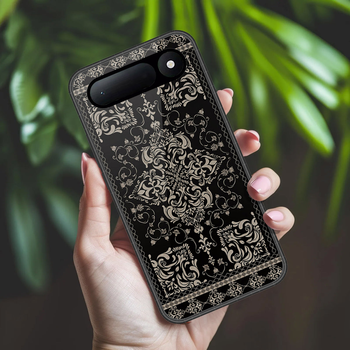 Tecno Spark 50 5G Cover - ONation Persian Rugs Series 2 - HQ Ultra Shine Premium Infinity Glass Soft Silicon Borders Case