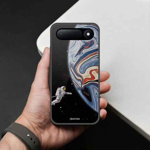 Tecno Spark 50 5G Cover - Cosmic Marble Astronaut Design - HQ Ultra Shine Premium Infinity Glass Soft Silicon Borders Case