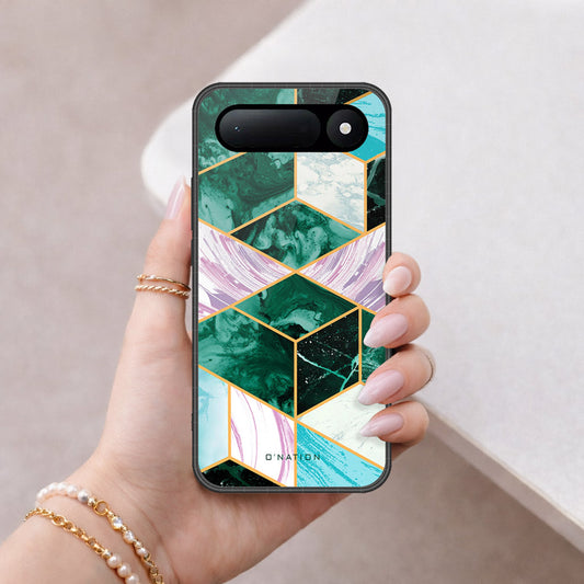 Tecno Spark 50 5G Cover - O'Nation Shades of Marble Series - HQ Ultra Shine Premium Infinity Glass Soft Silicon Borders Case